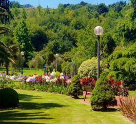 Jardín de la Fundación Uribarren Abaroa en Lekeitio País Vasco